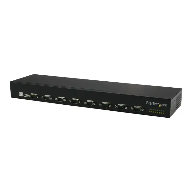 StarTech.com Hub série RS232 à 8 ports - Adaptateur USB vers 8x DB9 RS232 à montage en rack avec insta... (ICUSB23208FD)_1